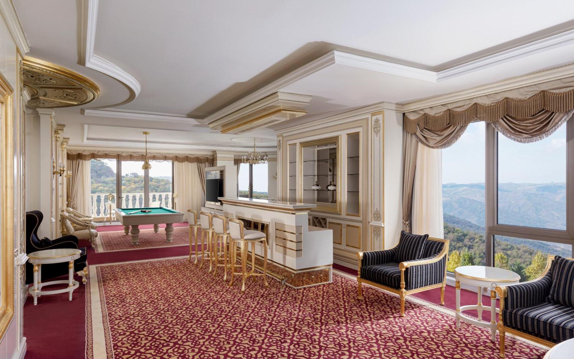 ホテル サマキー パレス シャラジル Seredil エクステリア 写真 A 3D rendering of a living room